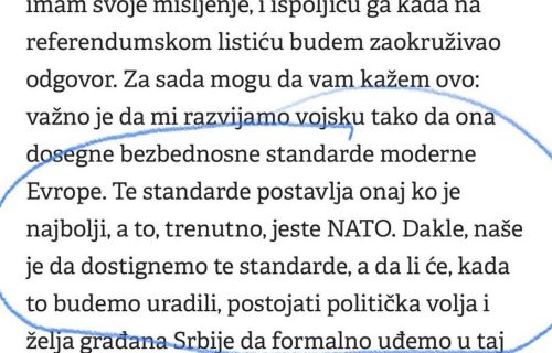 Zdravko Ponoš: "Naša vojska treba da se ugleda na NATO, oni su najbolji"
