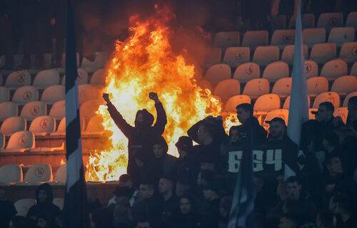 "Grobari" u centru velike tuče: Navijači Partizana i PAOK-a napravili haos na ulicama Marseja!?