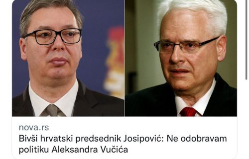 Đilasu i Ponošu stigla podrška iz Hrvatske: Jasan cilj - da se smeni Vučić! (FOTO)