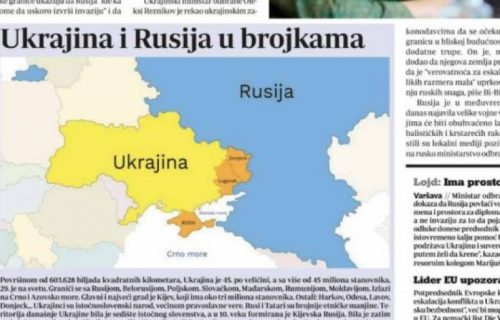 Skandalozno! Đilasov list otcepio Kosovo i Metohiju: Objavljena mapa Srbije bez južne pokrajine (FOTO)