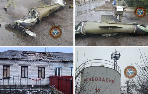 OBORENE ukrajinske balističke rakete: PVO Donjecke republike skinuo "Točke" sa neba (FOTO)