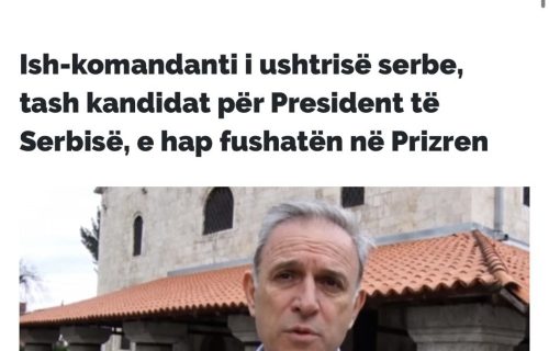 Kurtijevi mediji slave Ponoša: Portali u Prištini hvale Đilasovog kandidata, pružili mu punu podršku!