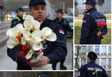 MUP na DIRLJIV način čestitao 8. mart ženama: Njihov gest pažnje ODUŠEVIO mnoge (FOTO)