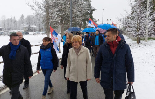 Danica Grujičić, Milica Nikolić i Krsto Janjušević obišli Moravički okrug: Ne smemo da stanemo (VIDEO)