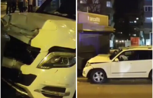 NESREĆA u Novom Sadu: Divljao "mercedesom", pa se zakucao u trafiku - POVREĐENA tinejdžerka (16) (VIDEO)