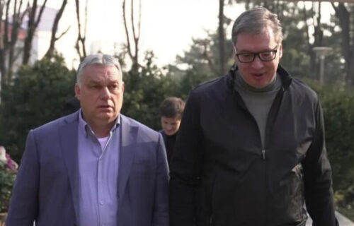 "Ugostio sam DRAGOG PRIJATELJA": Vučić sa Orbanom u Beogradu uoči puštanja u rad brze pruge (FOTO)