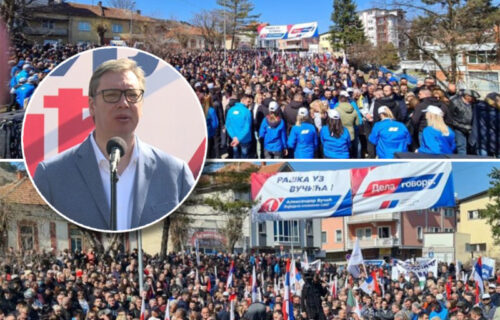 Vučić u Raški: U udžbenicima istorije pisaće o deset godina stabilnosti (FOTO+VIDEO)