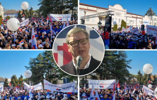 Vučić se obratio u Kaću: Neka živi slobodna i nezavisna Srbija (FOTO)