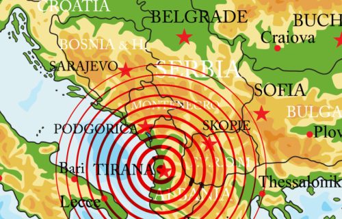ZEMLJOTRES pogodio Albaniju: Slabiji POTRES u okolini Skadra, osetio se i u Crnoj Gori