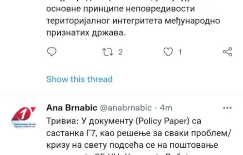 Samo u slučaju Srbije NEMA POMENA Rezolucije SB: Premijerka Brnabić ogolila LICEMERJE članica G7