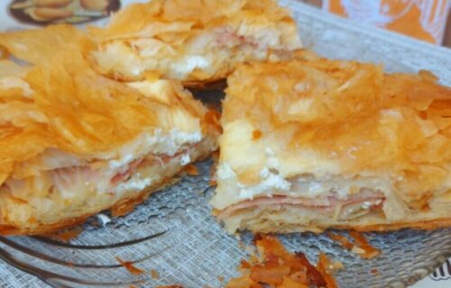 Kupovni mu nije ravan: Najbolji domaći burek sa šunkom i sirom (RECEPT+VIDEO)