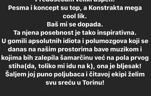 "Predosećam veliki USPEH, ona je posebna": Karleuša ODUŠEVLJENA Konstraktom, evo šta joj je poručila