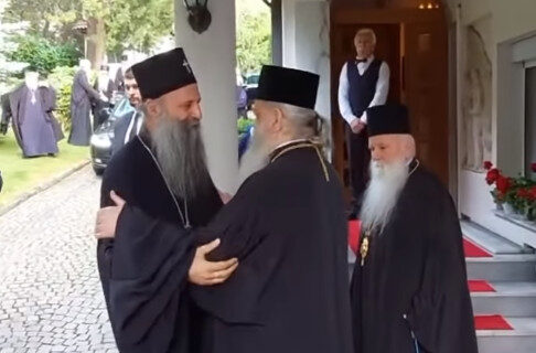 Patrijarh Porfirije stigao u Skoplje: Na praznik Ćirila i Metodija služiće Svetu liturgiju (VIDEO)