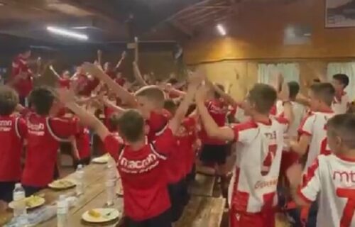 Gest klinaca Zvezde i Olimpijakosa oduševio "delije": Ovo je više od bratstva (VIDEO)