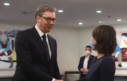 Predsednik Vučić sa Analenom Berbok: Važan sastanak u Berlinu (FOTO)