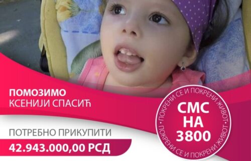POMOZIMO maloj Kseniji: Boluje od NAJTEŽEG oblika epilepsije, a evo šta možemo da učinimo