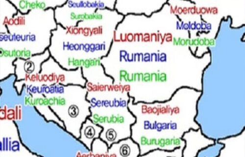 Da li znate gde su Kuroačia i Beodžijalija? Ova MAPA je hit na Balkanu, delimo GRANICU sa njima (FOTO)