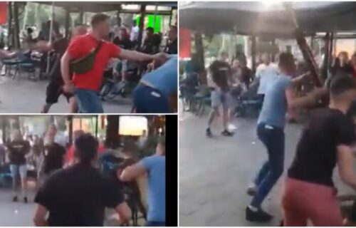 Zastrašujuće scene u Tirani: Huligani napravili haos na ulicama, Albanac dobio brutalne batine (VIDEO)