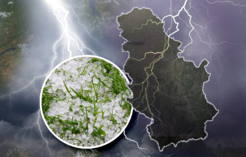 HITNO upozorenje RHMZ: U narednih sat vremena OLUJNI vetar sa gradom i pljuskovima u ovom delu Srbije