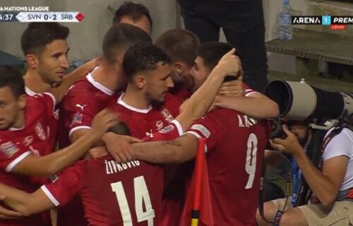 Magija "orlova": Tadić kao na malom fudbalu, Mitrović podsetio na Žigića (VIDEO)