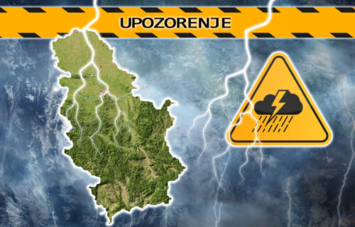 U narednih sat vremena Beogradu preti SNAŽNA oluja: RHMZ upozorio, suvo će biti samo u JEDNOM delu Srbije