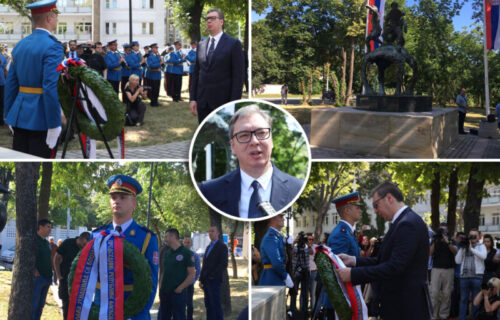 Vučić položio venac na Spomenik junacima sa Košara: Sloboda Srbije je najveća vrednost (FOTO)