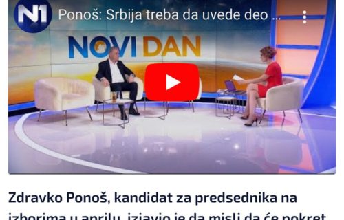 Zdravko Ponoš PORUČIO: Srbija da uvede sankcije Rusiji!