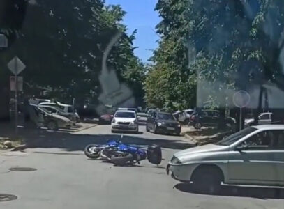 Nesreća kod Trstenika: Oboren motociklista