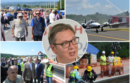 Predsednik Vučić otvorio aerodrom Rosulje: Ponosan sam na to koliko se Srbija promenila (FOTO+VIDEO)