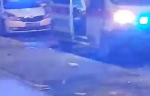 DRAMA u Novom Sadu: Muškarac bacao zapaljene stvari sa prozora zgrade - hitno prevezen u bolnicu (VIDEO)