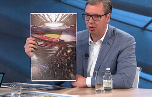 FANTASTIČNE fotografije: Predsednik Vučić pokazao kako će izgledati naš Nacionalni stadion (FOTO)