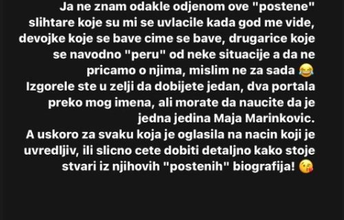 "Izneću o svakoj njenu POŠTENU biografiju": Maja Marinković ZAPRETILA Aleksandrinim drugaricama