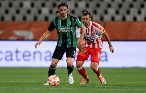 Južne vesti - Igrači i navijači FK Radnički Niš posle pobede u prvom meču  prvog kola kvalifikacija za Ligu Evrope protiv Gzira United F.C. (4:0) na  stadionu Čair.