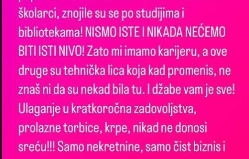 "Nedostajale su mi moje SPONZORUŠICE": Jovana Jeremić opet potkačila Tamaru Đurić - "Brak im je u KRIZI"