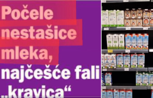 Tajkunski "Danas" opet LAŽE: Dižu paniku da su rafovi sa mlekom prazni, dokazi ih demantuju (VIDEO)