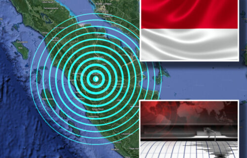 SNAŽAN zemljotres pogodio Sumatru: Zabeležen POTRES jačine 5,8 stepeni Rihtera