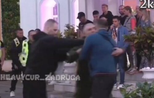 POTUKLI se Ivan Marinković i Miljan Vračević: Zadrugari i obezbeđenje nisu mogli da ih razdvoje (VIDEO)