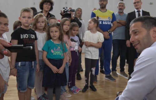 Udovičić prvog dana škole sa osnovcima iz Obrenovca: Sport treba da bude dostupan svakom detetu u Srbiju!