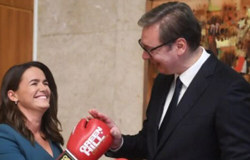 "Dame su oduvek bile JAČE od nas": Vučić ODUŠEVIO sve objavom sa Katalin Novak (FOTO)