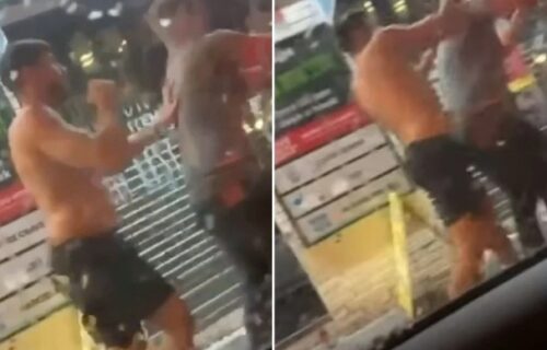 Brutalna tuča ranom zorom nasred ulice: Čuveni sportista napao drugara i rođenog brata! (VIDEO)