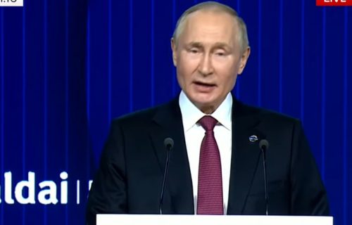 Putin održao GOVOR: Optužio Zapad da učestvuje u opasnoj i smrtonosnoj igri (VIDEO)