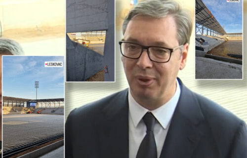 Novi stadion u Leskovcu će primati 8.000 ljudi! Vučić: Kao da ulazite u "Alijanc arenu" (FOTO/VIDEO)