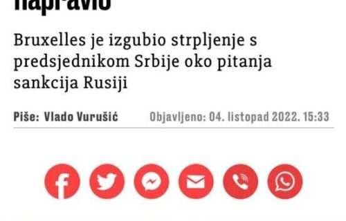 Ustaša Plenković želi Vučićevu glavu na panju!