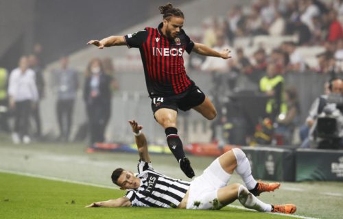 Velika podrška za Partizan u Nici: Legendarni kapiten i stranac sa tribina bodre Petrića i fudbalere!