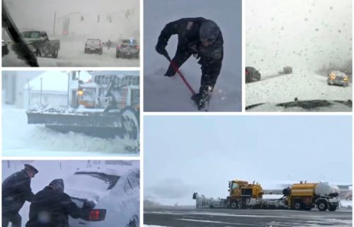 Nezapamćeno NEVREME paralisalo Njujork: Kuće se urušavaju, dve osobe POGINULE u snežnim olujama (VIDEO)