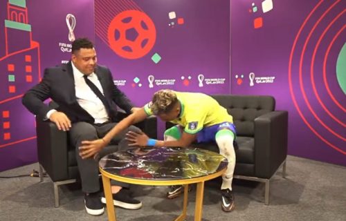 Luda scena na TV: Ronaldo nije verovao šta je uradio fudbaler Brazila usred emisije (VIDEO)