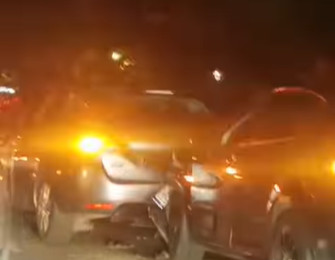 Dvoje POVREĐENIH u lančanom SUDARU na Topčideru: Pogledajte snimak sa lica mesta (VIDEO)