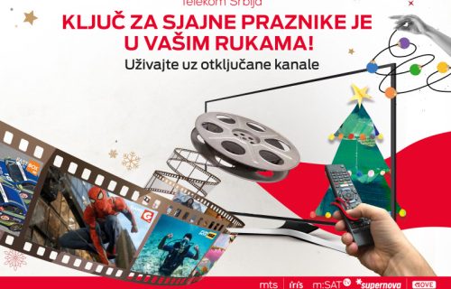 Otključali smo za vas kanale koje volite: Prednovogodišnji poklon za mts, Supernova i m:SAT tv korisnike