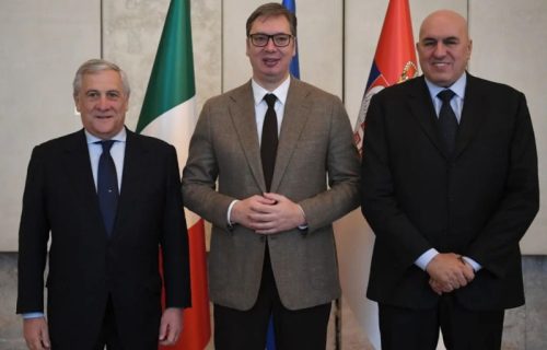 Vučić se sastao sa Tajanijem i Krozetijem: Sa novom italijanskom vladom nastavak dobrih odnosa (FOTO)