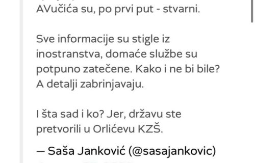 Saša Janković JEDINI UPOZORIO na atentat na Vučića: Ukazao na plan protiv predsednika još u januaru